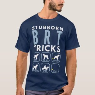 T-shirt Trucs de Terrier russe noir têtu - Chien