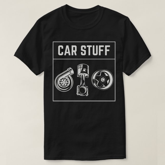 T-shirt Trucs de voiture (Design devant)