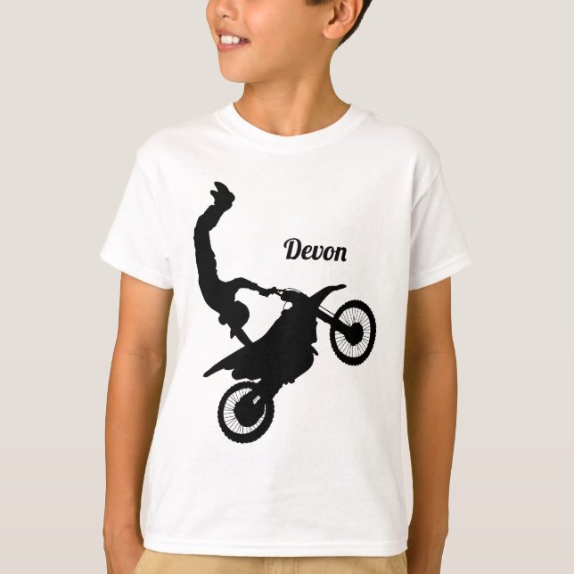 T-shirt Trucs Motocross Freestyle (Devant)