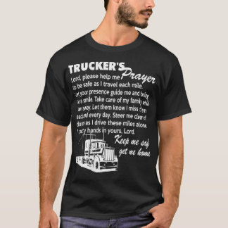 T-shirt Trucs Prière Camion Conducteur cadeau pour les hom