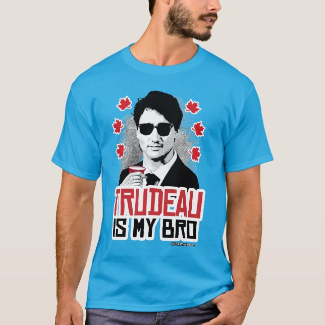 T-shirt Trudeau est mon Bro (Devant)