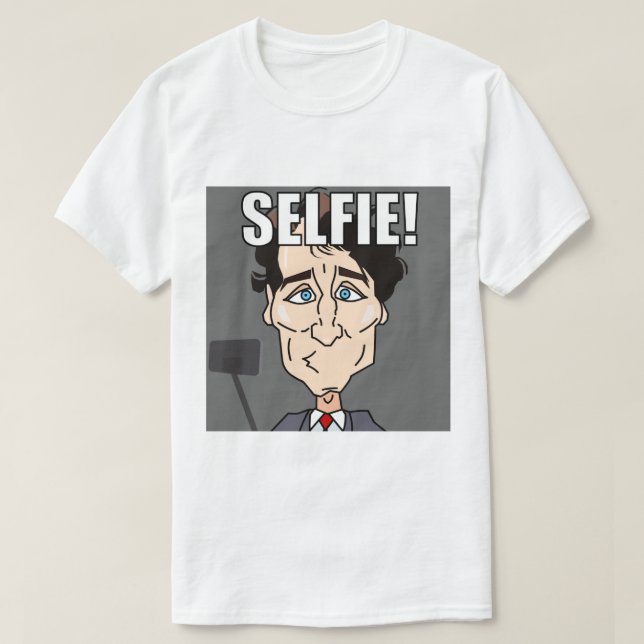T-shirt Trudeau Selfie (Design devant)