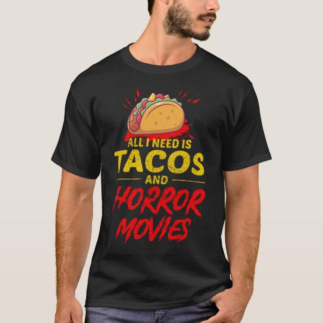 T-shirt True Crime Thriller série Killer TV montre Taco (Devant)