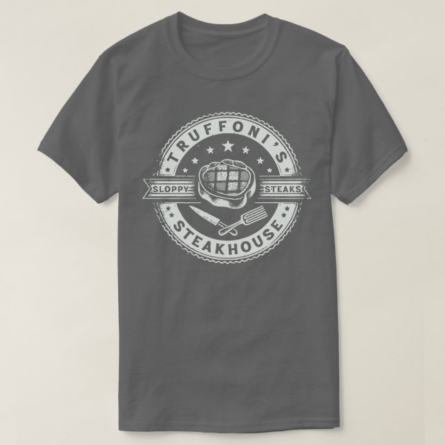 T-shirt Truffonis Steakhouse Sloppy Steaks 1 (Design devant)