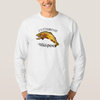 T-shirt Truite à gorge tranchée Whisperer Léger Manches Lo