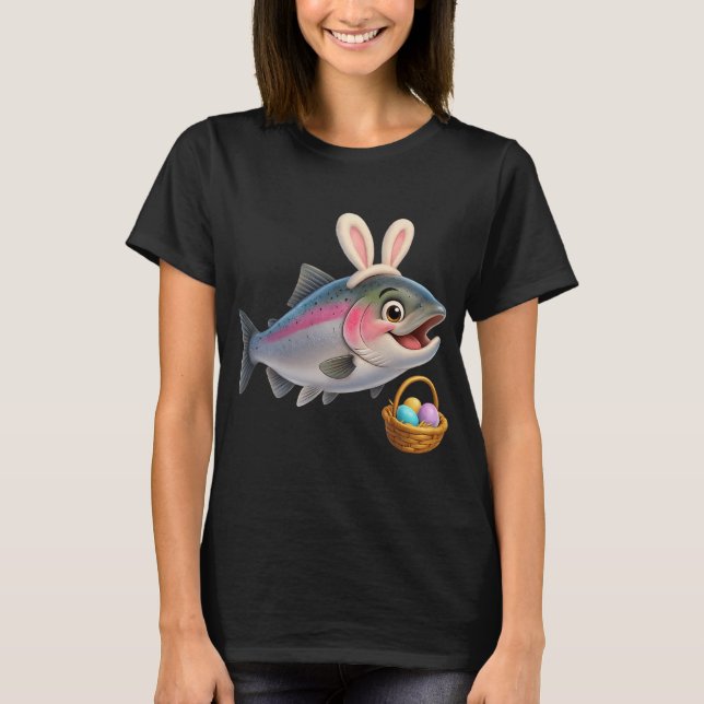 T-shirt Truite arc-en-ciel de Pâques 2 (Devant)