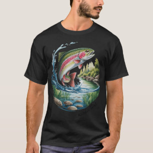 T-shirt Truite arc-en-ciel : joyaux de la rivière – Beauté