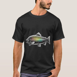 T-shirt Truite arc-en-ciel monochrome - Truite arc-en-ciel