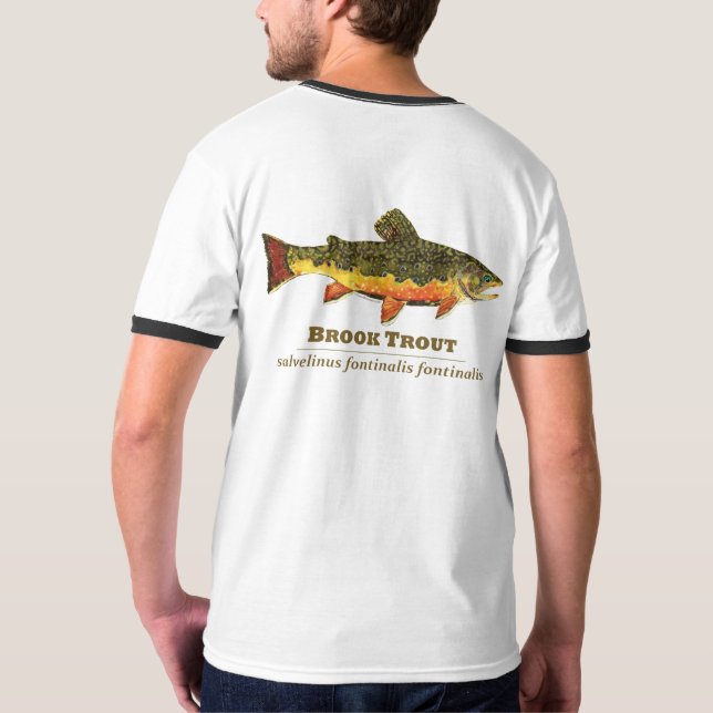 T-shirt Truite de Brook, latin (Dos)