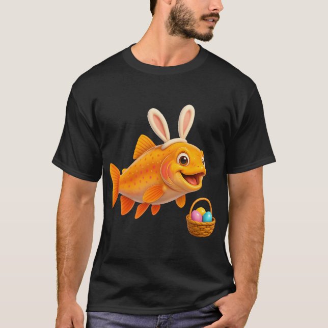 T-shirt Truite dorée de Pâques (Devant)