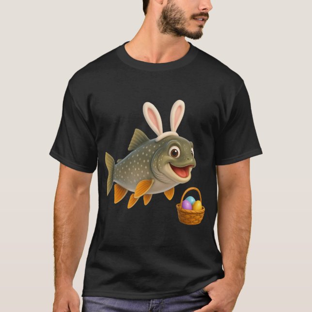 T-shirt truite du lac de Pâques (Devant)