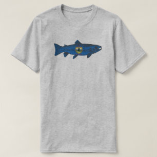 T-shirt Truite du pavillon du Vermont-Fish