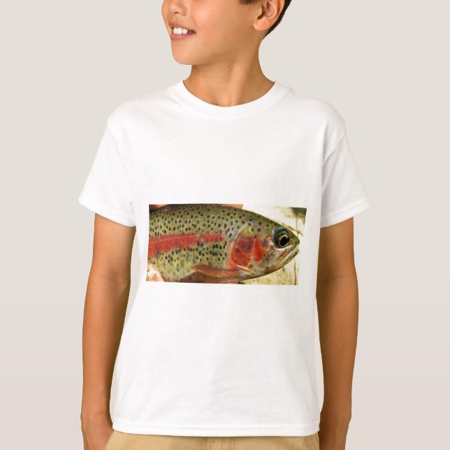 T-shirt Truite en main (Devant)