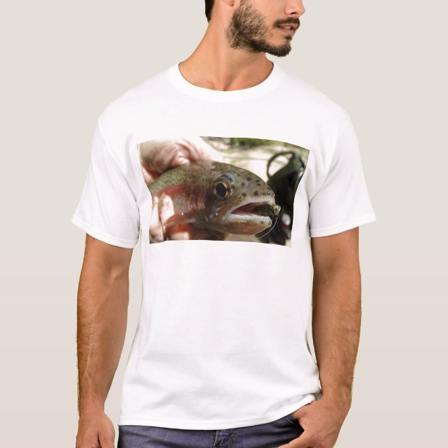 T-shirt Truite en main (Devant)