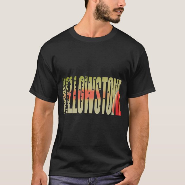 T-shirt truite fardée de Yellowstone (Devant)