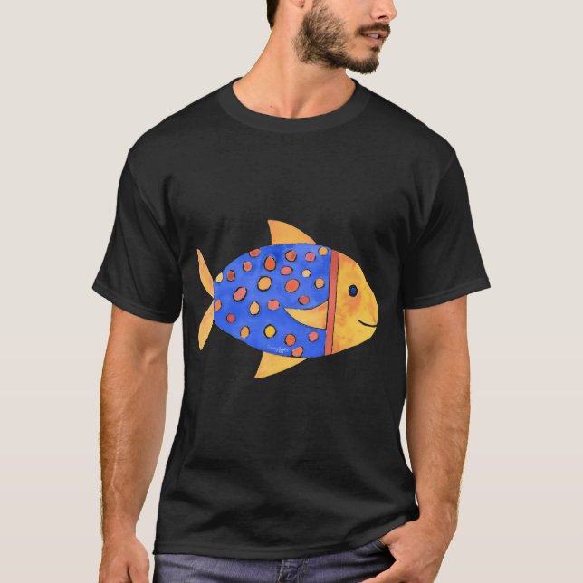 T-shirt Truite & Fleurs (Devant)