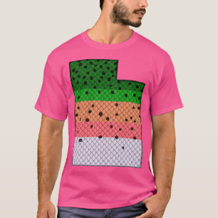 T-shirt Truite Pêche truite truite arc-en-ciel Motif Utah
