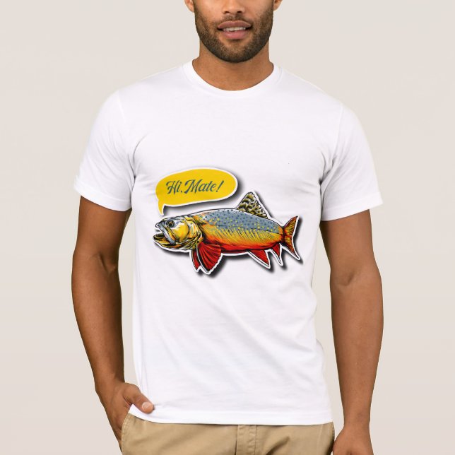 T-shirt Truite salut mec (Devant)