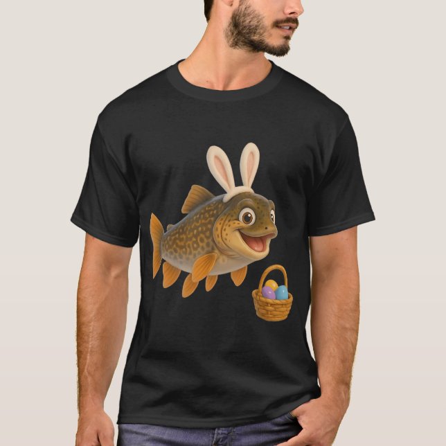 T-shirt Truite tigre de Pâques (Devant)