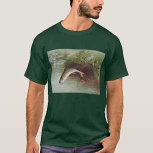 T-shirt Truitelle de ruisseau sautant par S.A. Kilbourne P