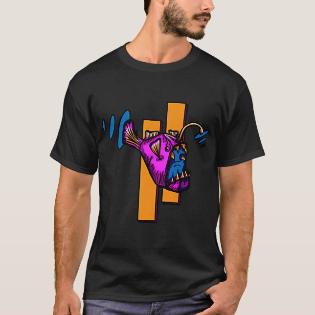 T-shirt Truitier - Pêche drôle (Devant)