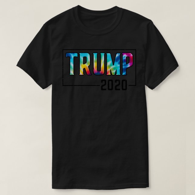 T-shirt Trump 2020 Tie Dye Rainbow Election 2020 Républica (Design devant)