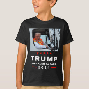 T-shirt Trump 2024 A Conduit L'Amérique À L'Occasion De Tr
