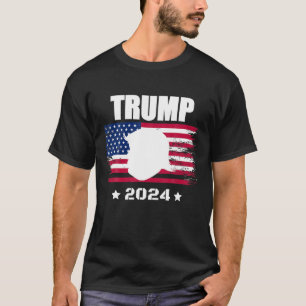 T-shirt Trump 2024 Allons à Brandon Donald Trump Fan Supp
