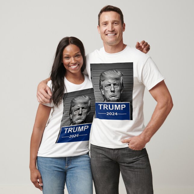 T-shirt Trump 2024 blanc (Unisexe)
