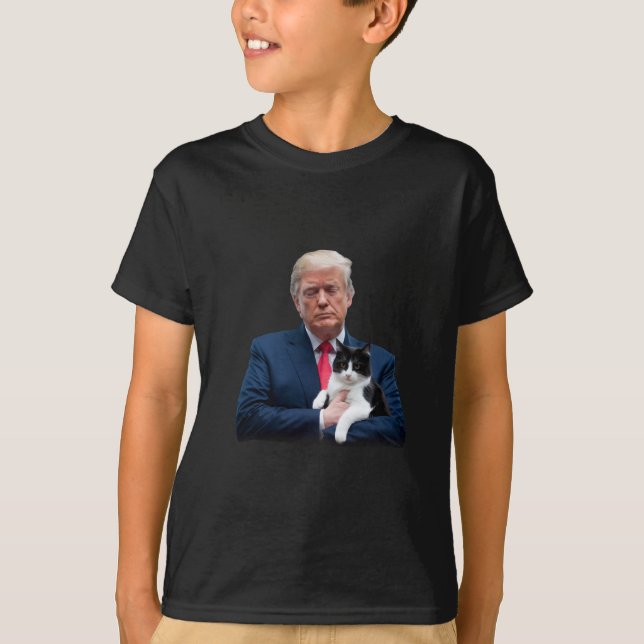 T-shirt Trump 2024 Cat MAGA Funny Trump Cat (Devant)
