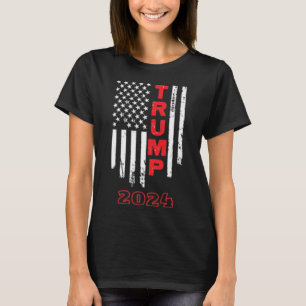 T-shirt Trump 2024 : Chemise à manches courtes pour adulte