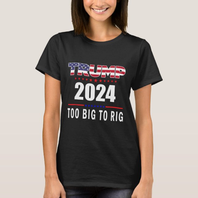 T-shirt Trump 2024 Citation amusante de Trump 1 (Devant)