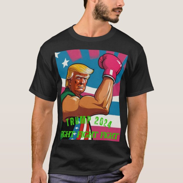 T-SHIRT TRUMP 2024 COMBAT (Devant)