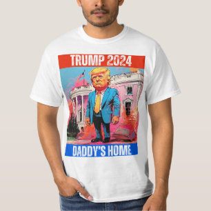 T-SHIRT TRUMP 2024 DADDY'S HOME