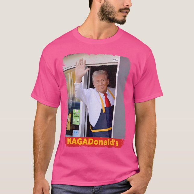 T-shirt Trump 2024 De Magadonald (Devant)