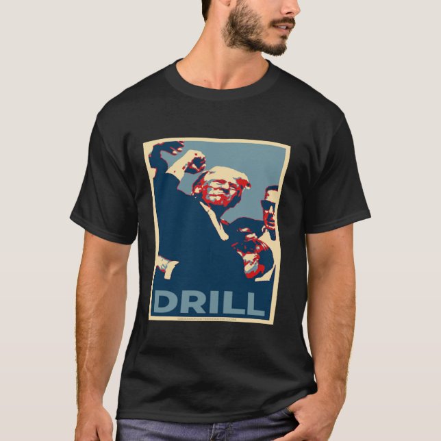 T-shirt Trump 2024 Design d'affiche d'exercices T Shirt (Devant)