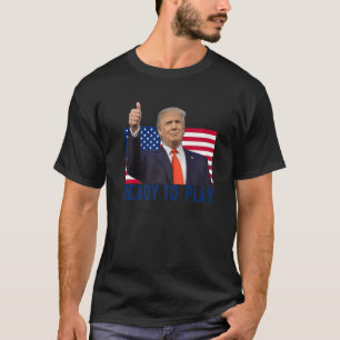T-shirt Trump 2024 Drapeau 45 47 Élections Sauvez à nouvea