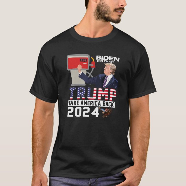 T-shirt Trump 2024 Drapeau Anti Joe Biden Moyenne Tweets G (Devant)