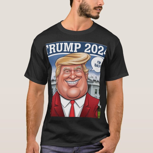 T-shirt Trump 2024 drôle (Devant)