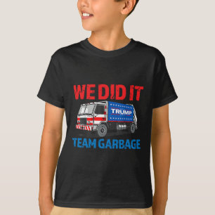 T-shirt Trump 2024 Drôle Camion Ordures Nous avons réussi