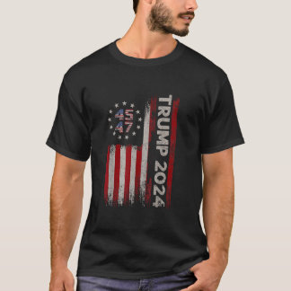 T-shirt Trump 2024 Fight Fighting Fighter Supporter Amériq