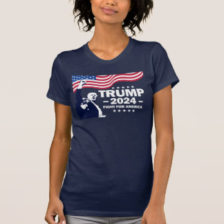 T-shirt Trump 2024 : la lutte des femmes pour l'Amérique