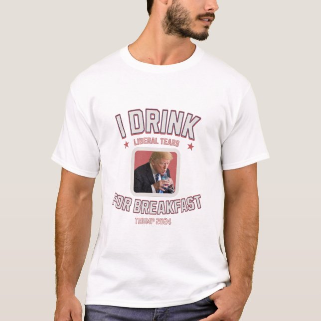 T-shirt Trump 2024 Larmes libérales - Drôle (Devant)