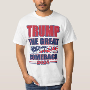 T-shirt Trump 2024 Le grand retour américain