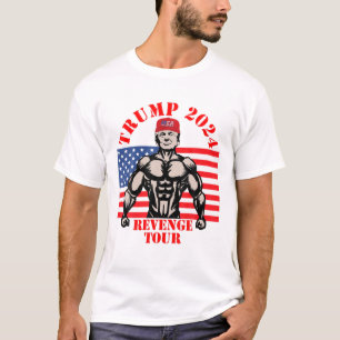 T-shirt Trump 2024 Le Tour de la vengeance  Amusant Trump 
