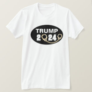 T-shirt Trump 2024 menotté