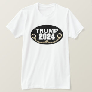 T-shirt Trump 2024 menotté