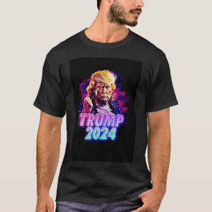 T-shirt Trump 2024 - miami vice