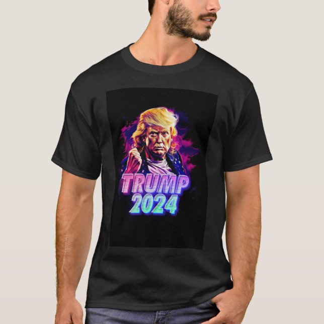 T-shirt Trump 2024 - miami vice (Devant)