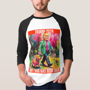 T-SHIRT TRUMP 2024 MON CHIEN A ÉTÉ PRIS